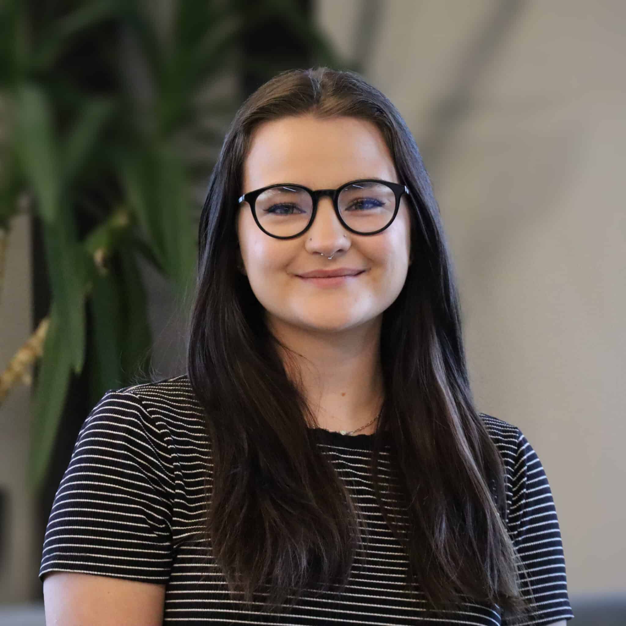 Headshot of Aubrey Church, IT employee at Mesa Power Solutions.