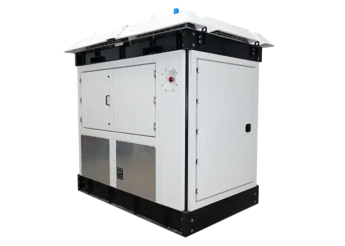 An image of a paralleling switch gear with a transparent background.
