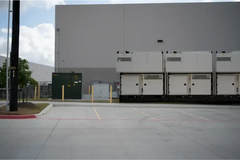PowerCores powering a building.