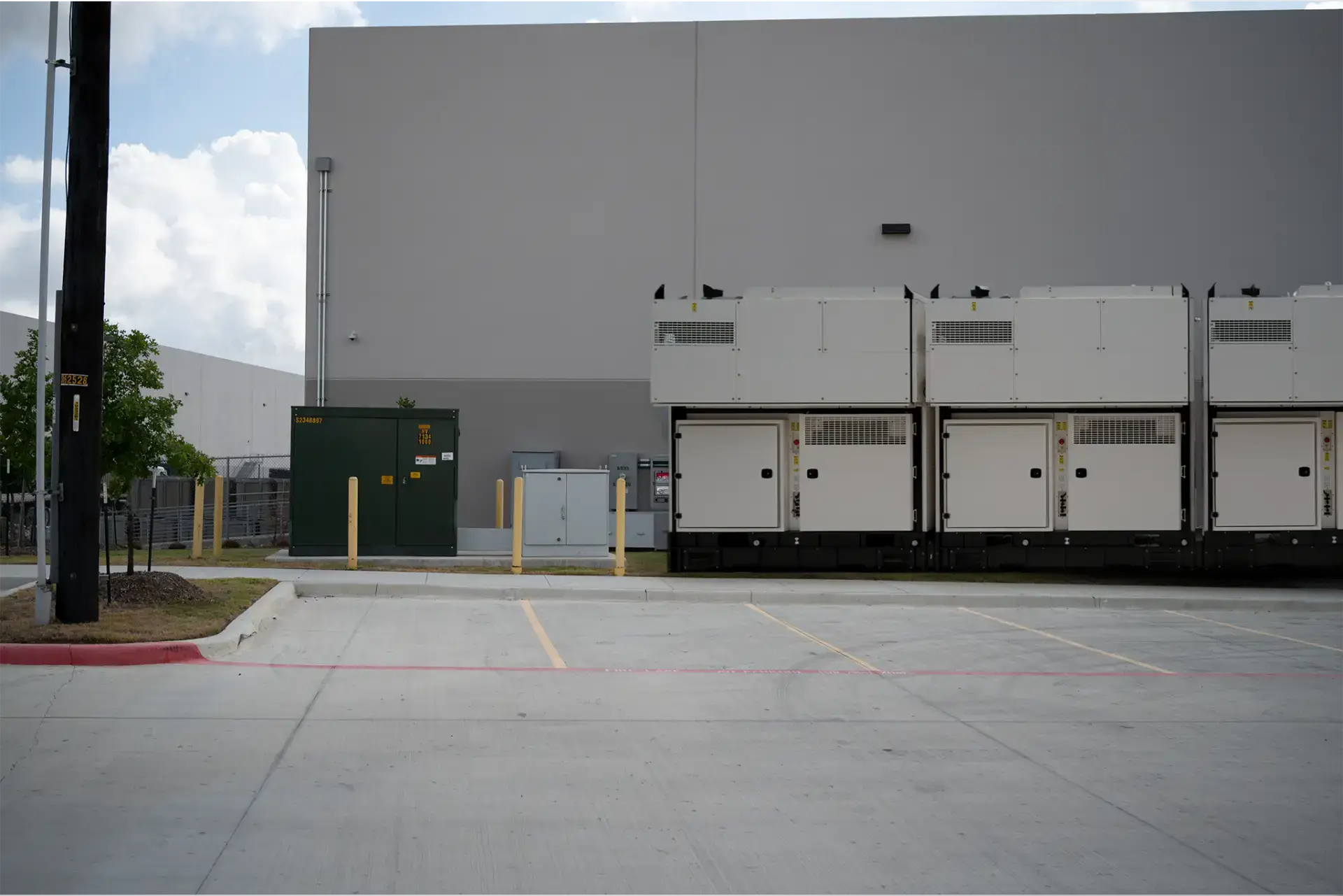 PowerCores powering a building.