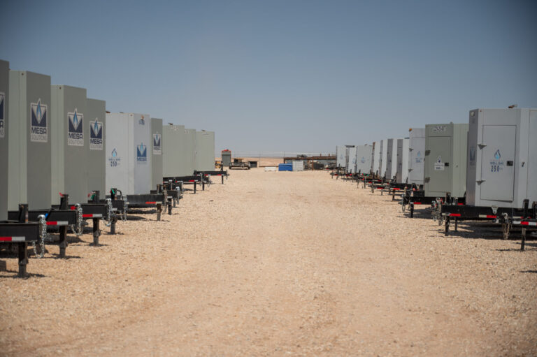 Generators Lined up ready for deployment.