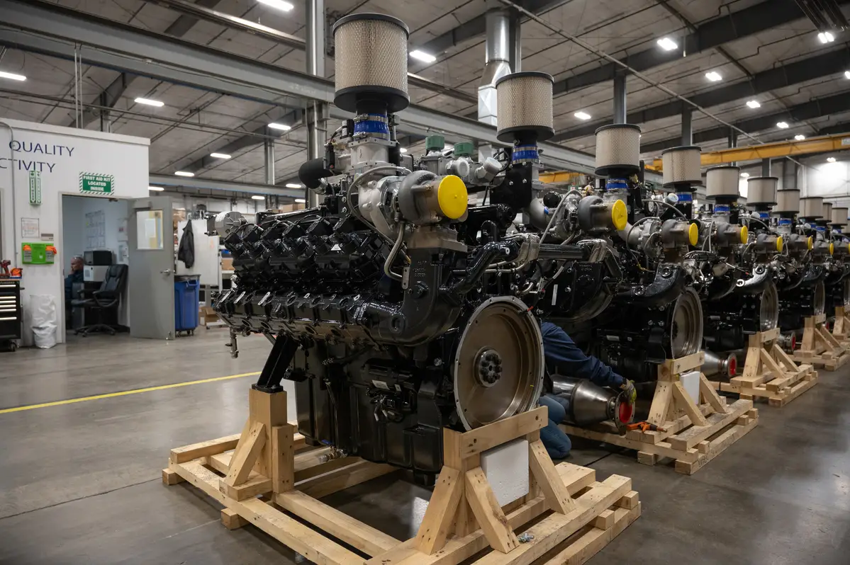 GX22 Engines in a row